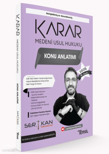 Temsil Kitap Karar Medeni Usûl Hukuku Konu Anlatımı
