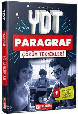 Teorem Yayıncılık YDT Paragraf Çözüm Teknikleri
