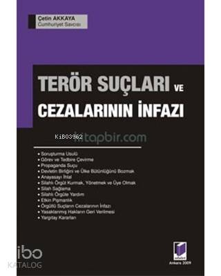 Terör Suçları ve Cezalarının İnfazı