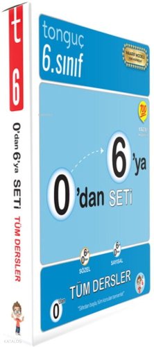 Tonguç Akademi 0'dan 6'ya Konu Anlatımlı Soru Bankası Seti | Kolektif 