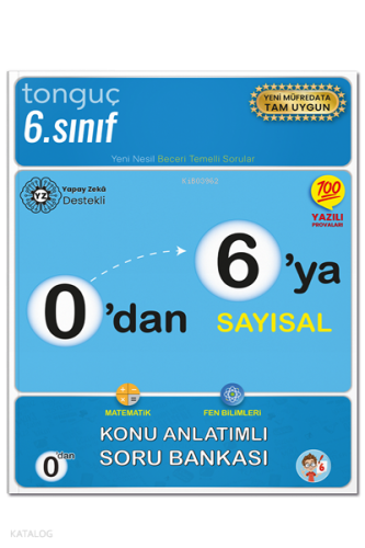 Tonguç Akademi 0'dan 6'ya Sayısal Konu Anlatımlı Soru Bankası