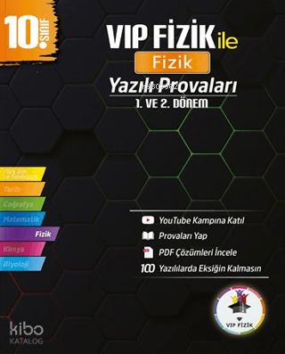 Tonguç Akademi 10. Sınıf Fizik Yazılı Provaları | Kolektif | Tonguç Ak