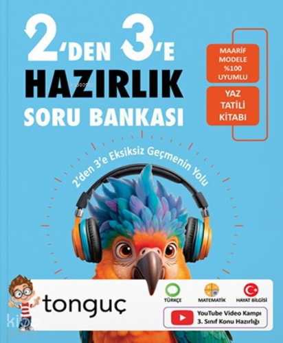 Tonguç Akademi 2'den 3'e Hazırlık Soru Bankası | Kolektif | Tonguç Aka