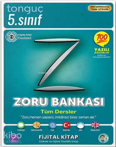 Tonguç Akademi 5. Sınıf Zoru Bankası Tüm Dersler
