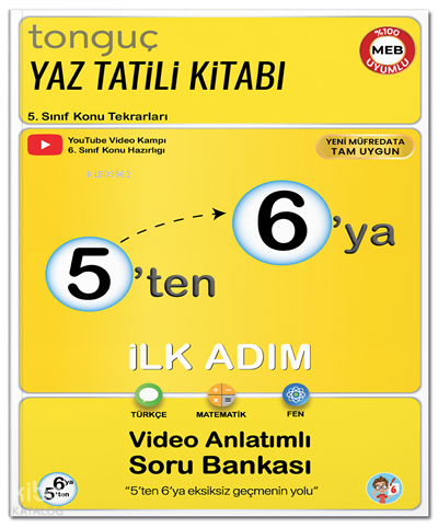 Tonguç Akademi 5'ten 6'ya Hazırlık Kitabı | Kolektif | Tonguç Akademi