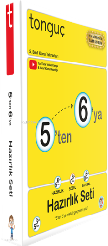 Tonguç Akademi 5'ten 6'ya Hazırlık Seti | Kollektif | Tonguç Akademi