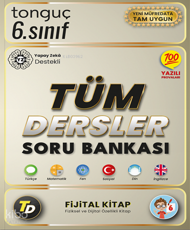 Tonguç Akademi 6. Sınıf Tüm Dersler Soru Bankası | Kolektif | Tonguç A
