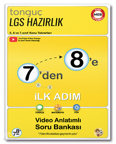Tonguç Akademi 7'den 8'e LGS Hazırlık İlk Adım | Kolektif | Tonguç Aka