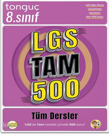 Tonguç Akademi 8. Sınıf LGS Tüm Dersler Fijital Tam 500 Soru Bankası