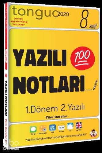 Tonguç Yayınları 8. Sınıf LGS 1. Dönem 2. Yazılı Notları Tonguç | | To