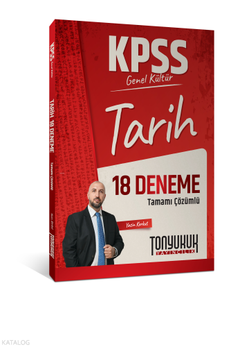Tonyukuk Yayıncılık KPSS Genel Kültür Tarih Tamamı Çözümlü 18 Deneme