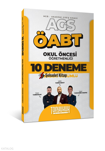 Tonyukuk Yayıncılık MEB AGS ÖABT Okul Öncesi Öğretmenliği Tamamı Çözümlü 10 Deneme Sınavı