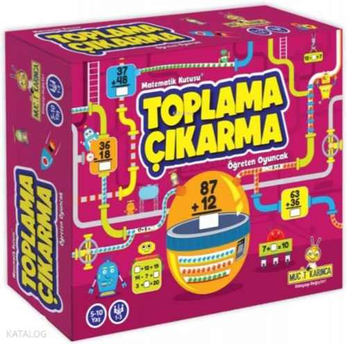 Toplama - Çıkarma Öğreten Oyuncak | Kolektif | Yükselen Zeka Yayınları