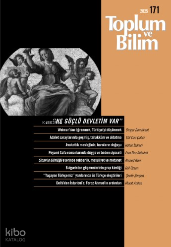 Toplum ve Bilim 171. Sayı 2025 | Kolektif | İletişim Yayınları