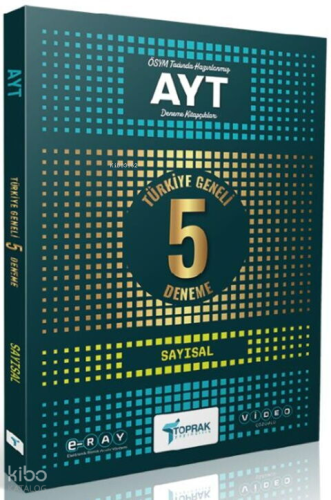 Toprak Yayınları AYT 5'li Paket Deneme Kitabı (Sayısal) | Kolektif | T