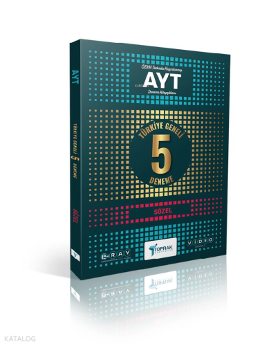 Toprak Yayınları Ayt 5'Li Paket Deneme Kitabı (Sözel) | Kolektif | Top