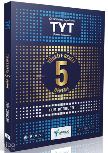 Toprak Yayınları TYT 5'li Paket Deneme Kitabı | Kolektif | Toprak Yayı