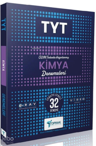 Toprak Yayınları TYT Kimya Deneme Kitabı | Kolektif | Toprak Yayınları