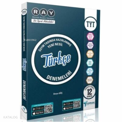 Toprak Yayınları Tyt Türkçe Deneme Kitabı | Kolektif | Toprak Yayınlar