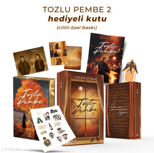 Tozlu Pembe 2 (Özel Baskı - Kutulu - Yan Boyamalı) | Loresima | Ephesu