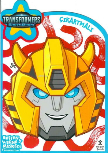 Transformers Earthspark - Baştan Sona Maskeli Boyama Kitabı