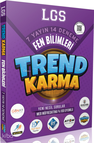 Trend Karma LGS Fen Bilimleri Denemeleri 7 Yayın 14 Deneme