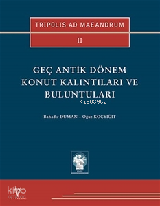 Tripolis Ad Maeandrum II;Geç Antik Dönem Konut Kalıntıları ve Buluntuları