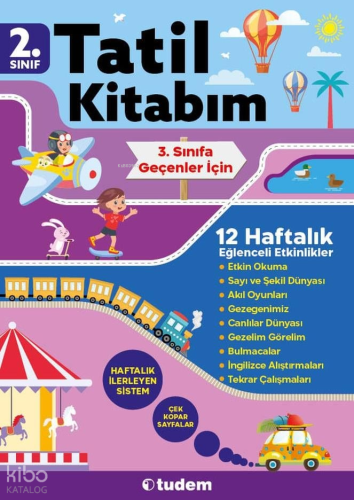 Tudem 2. Sınıf Tatil Kitabım | Kolektif | Tudem Yayınları - Sınavlara 