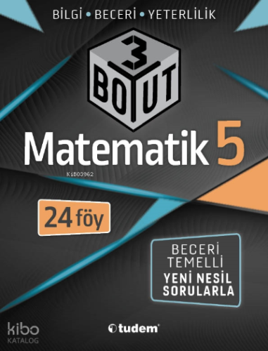 Tudem 5.Sınıf Matematik 3 Boyut | Kolektif | Tudem Yayınları - Sınavla