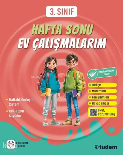Tudem Yayınları 3. Sınıf Hafta Sonu Ev Çalışmalarım | Kolektif | Tudem