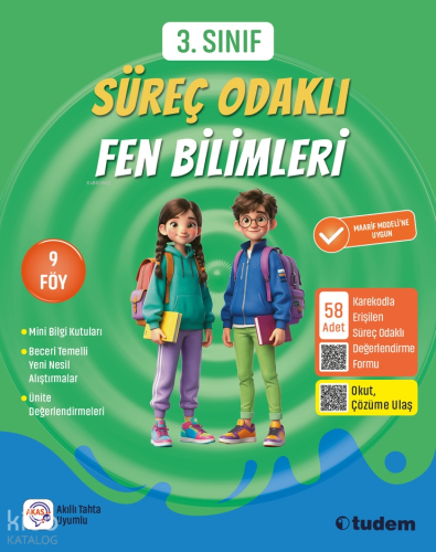 Tudem Yayınları 3. Sınıf Süreç Odaklı Fen Bilimleri | Kolektif | Tudem