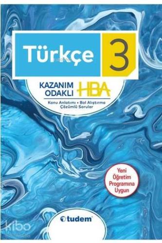 Tudem Yayınları 3. Sınıf Türkçe Kazanım Odaklı HBA Tudem