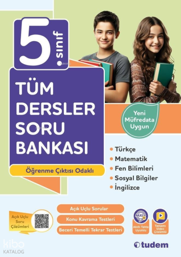 Tudem Yayınları 5.Sınıf Tüm Dersler Soru Bankası | Kolektif | Tudem Ya