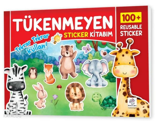 Tükenmeyen Sticker Kitabım - Tekrar Tekrar Kullanılabilen Sticker | Ko