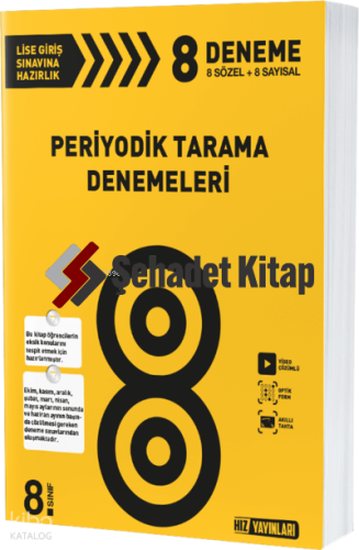 Tüm Dersler Periyodik Tarama Denemeleri | Kolektif | Hız Yayınları (Ha