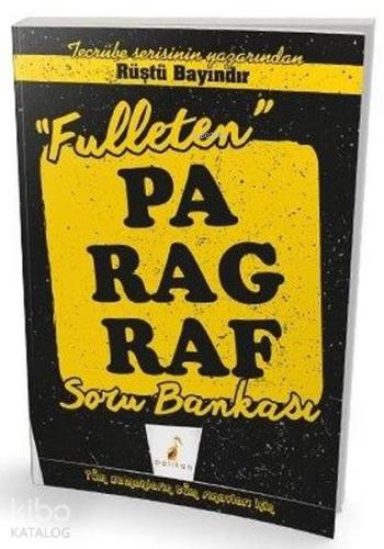 Tüm Sınavlar İçin Fulleten Paragraf Soru Bankası | Rüştü Bayındır | Pe