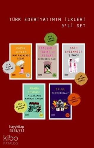 Türk Edebiyatının İlkleri Seti (5 Kitap Takım)