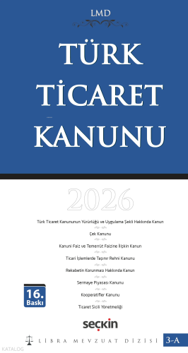 Türk Ticaret Kanunu (Ciltli) | Kolektif | Seçkin Yayıncılık