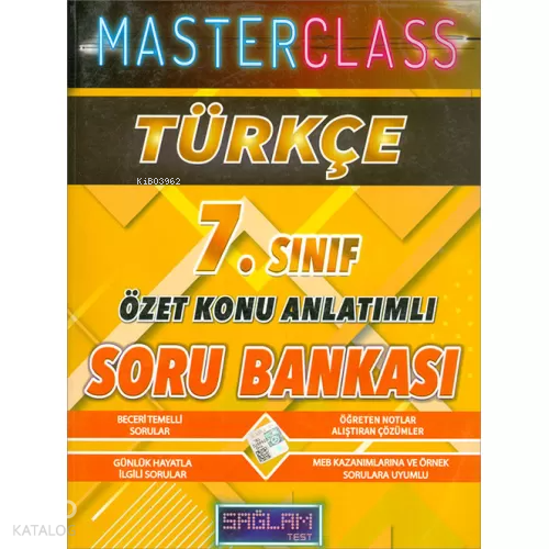 Türkçe 7.Sınıf Özet Konu Anlatımlı Soru Bankası