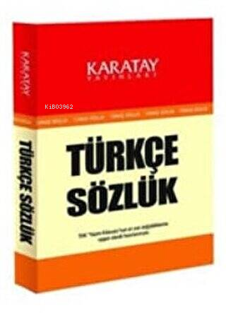 Türkçe Sözlük | Kolektif | Karatay Yayınları