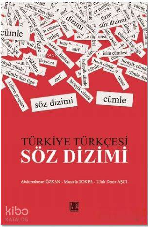 Türkiye Türkçesi / Söz Dizimi