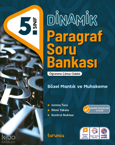 Turuncu Yayınları 5. Sınıf Dinamik Paragraf Soru Bankası