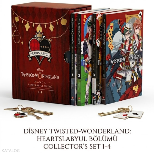 Twisted-Wonderland Manga: Heartslabyul Bölümü (1-4 Cilt Takım Set) | W