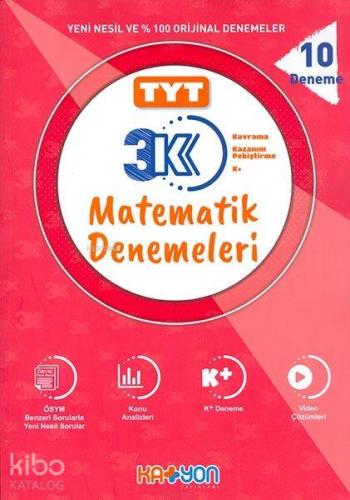 TYT 3K Matematik Denemeleri 2020 | | Katyon Yayınları (Hazırlık)