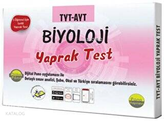 TYT-AYT Biyoloji Yaprak Testleri (Kutu Test 5 öğrenci için 5x48 Adet)