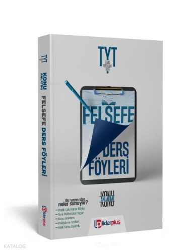 TYT AYT Felsefe Ders Föyü Lider Plus Yayınları