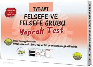 TYT-AYT Felsefe Yaprak Testleri (Kutu Test 5 öğrenci için 5x24 Adet)