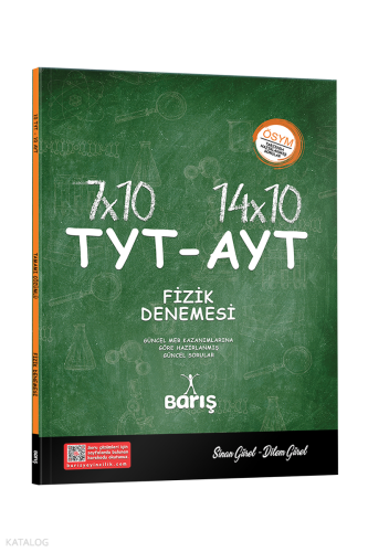 TYT AYT Fizik Denemesi | Kolektif | Barış Yayınları (Hazırlık)