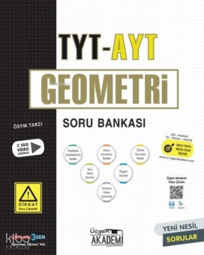 TYT/AYT Geometri - Soru Bankası | Kolektif | Üçgen Akademi (Hazırlık)