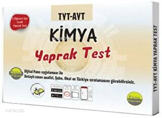TYT-AYT Kimya Yaprak Testleri (Kutu Test 5 öğrenci için 5x48 Adet)